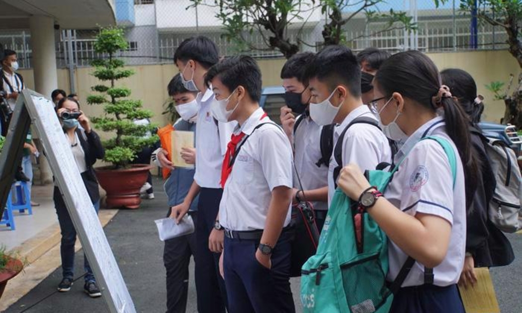 Kỳ thi vào lớp 10 năm học 2023 - 2024 tại TP.HCM có 96.334 thí sinh đăng ký dự thi trong tổng số 109.000 học sinh lớp 9 tại 114 trường THCS trên toàn Thành phố.