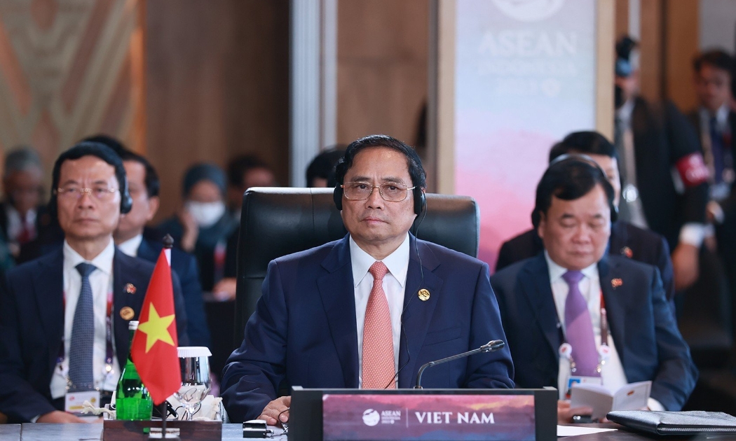 Thủ tướng Phạm Minh Chính tại hội nghị - Ảnh: VGP