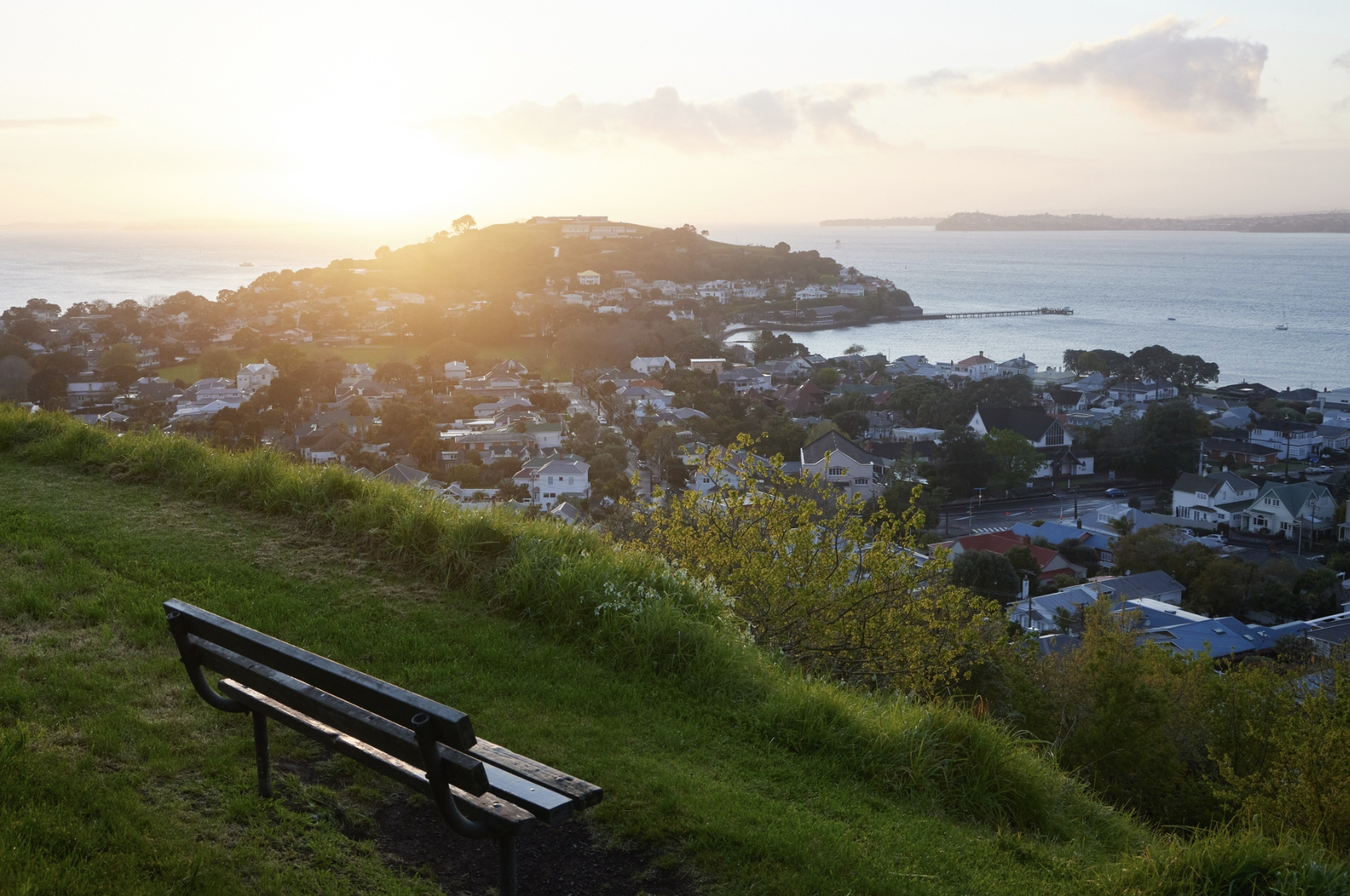 Một khu dân cư ở Aukland - Ảnh: Bloomberg.