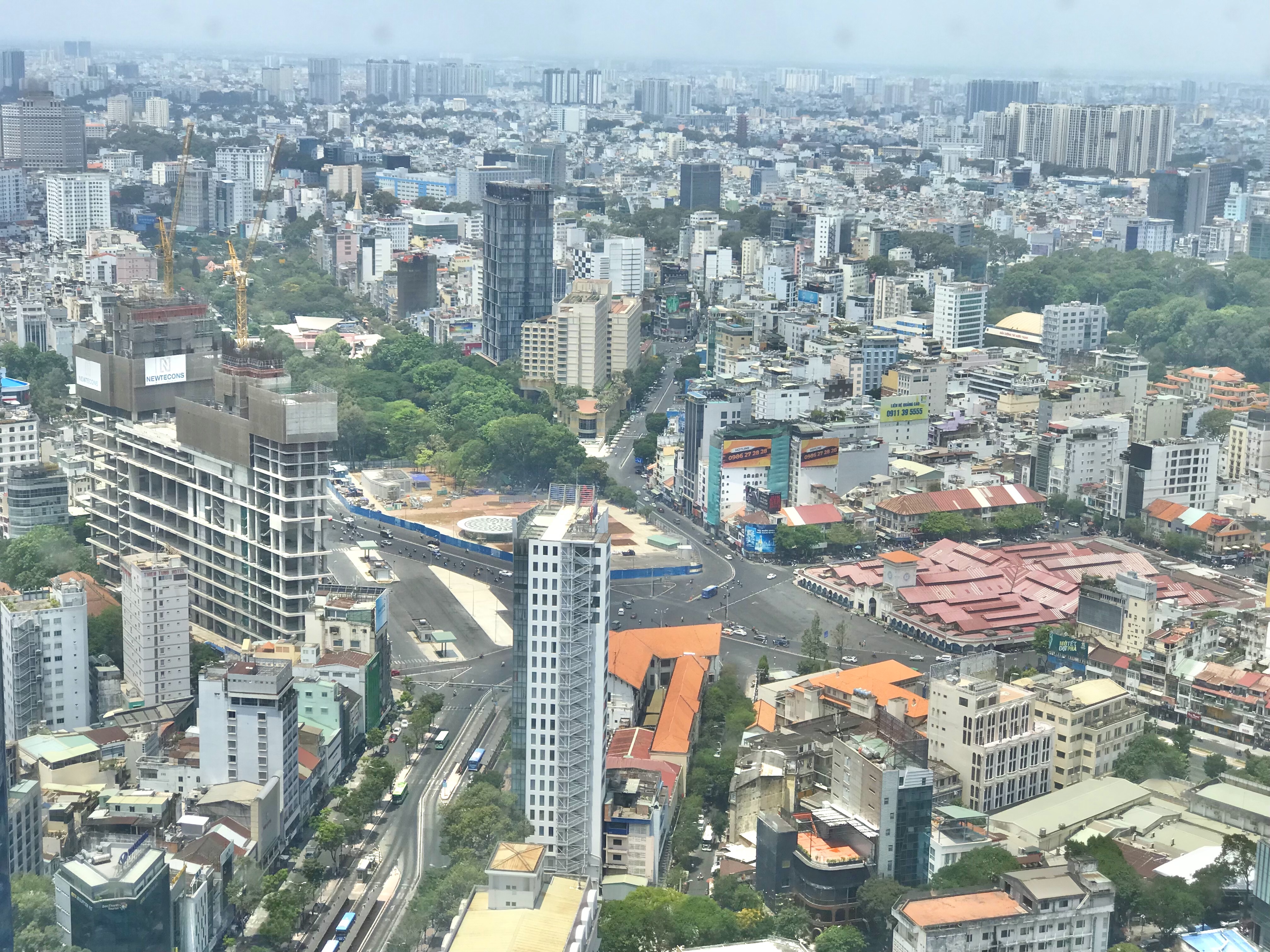 Khu vực quận 1, TP.HCM.