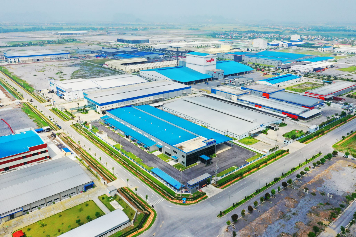 Khu công nghiệp của Viglacera.