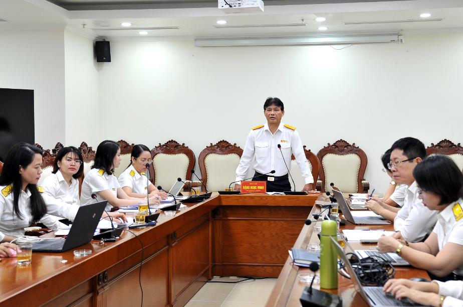 Phó Tổng cục trưởng Đặng Ngọc Minh phát biểu chỉ đạo hội nghị.