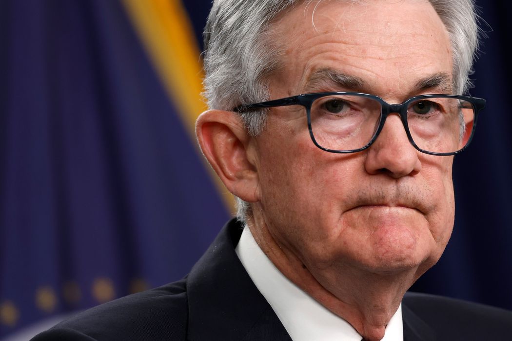 Chủ tịch Fed Jerome Powell phát biểu tại họp báo sau cuộc họp của Ủy ban Thị trường Mở Liên bang vào ngày 3/5 tại Washington, DC. - Ảnh: Getty Images