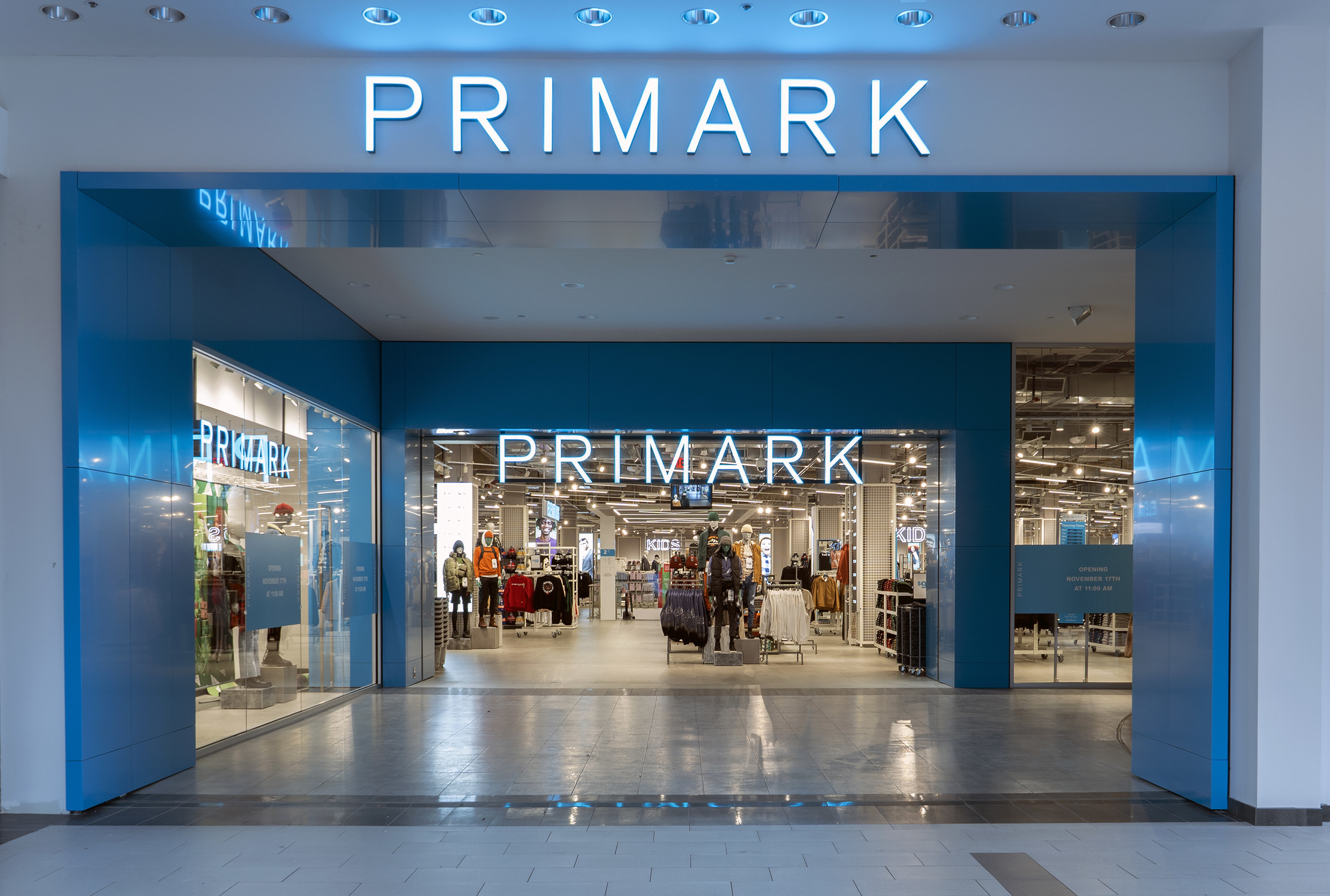 Riêng trong năm nay, Primark sẽ mở khoảng 11 cửa hàng tại Buffalo, New York.