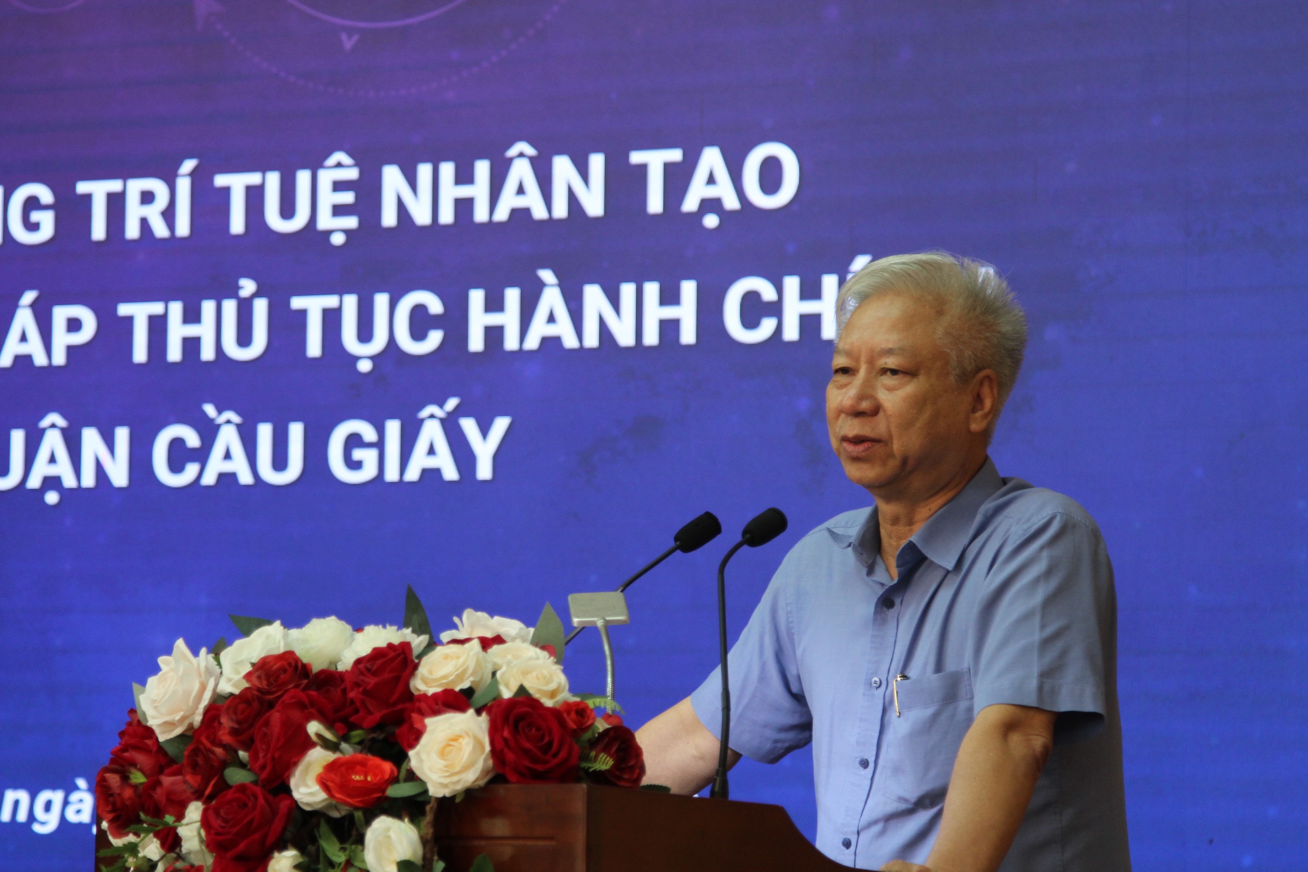 Ông Đào Quang Bính, Tổng Giám đốc, Tổng Thư ký tòa soạn Tạp chí Kinh tế Việt Nam/VnEconomy, phát biểu tại Lễ ra mắt sáng ngày 18-05-2023.