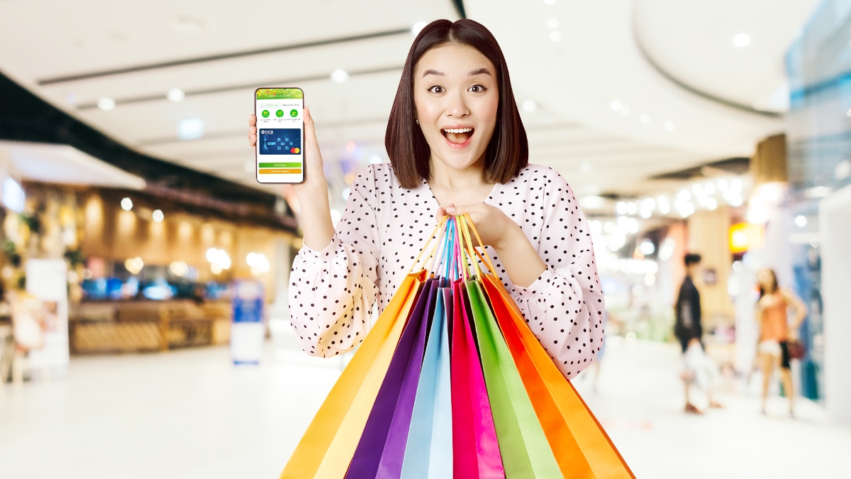 OCB iGen Mastercard Platinum – tất cả hoạt động đều thực hiện 100% trên nền tảng online.