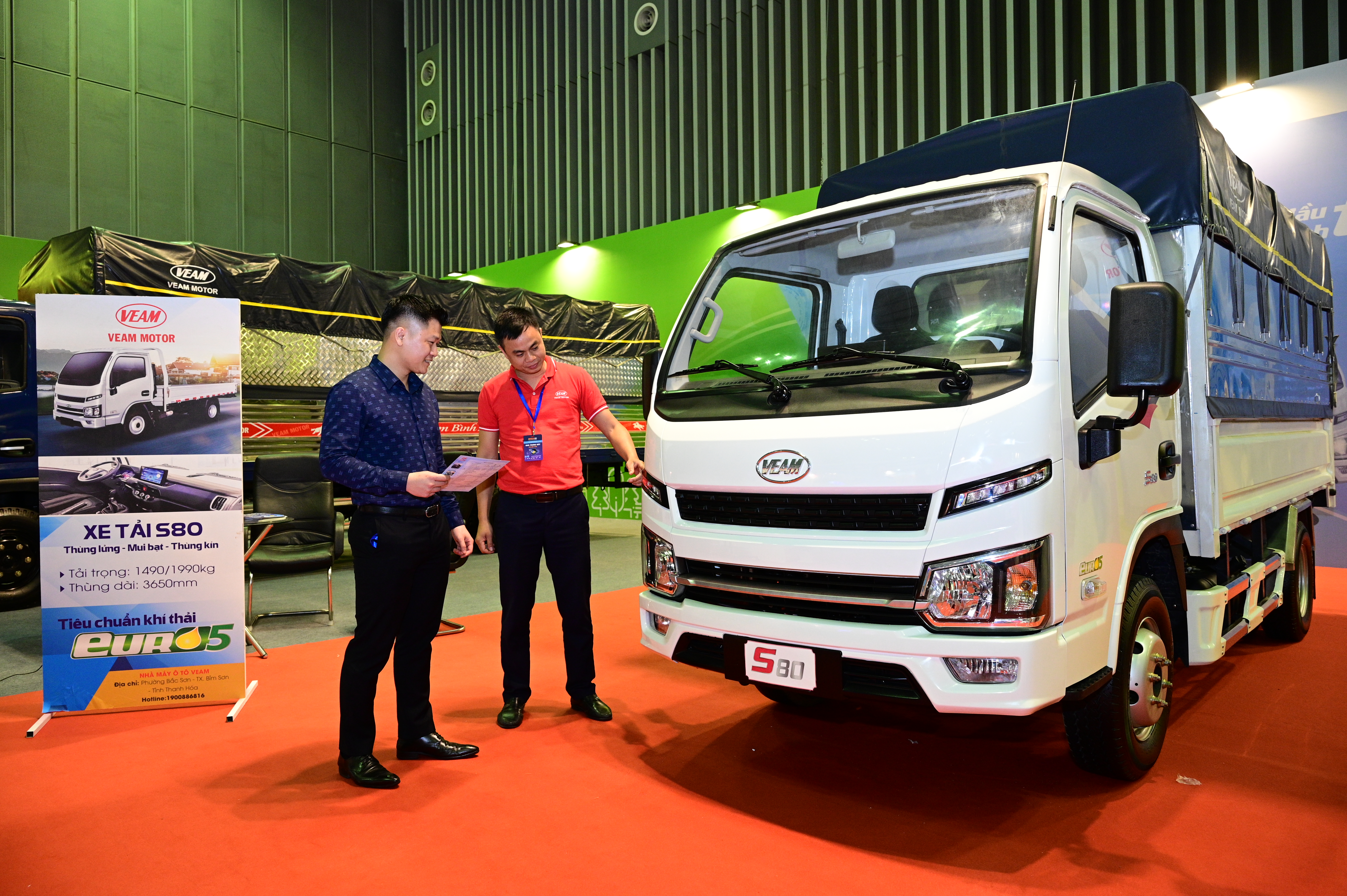 Tổng Công ty Máy động lực và Máy nông nghiệp Việt Nam (VEAM) ra mắt sản phẩm xe tải mới – S80 tiêu chuẩn khí thải EURO 5 tại triễn lãm