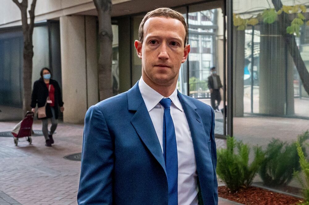 Mark Zuckerberg, người đồng sáng lập kiêm CEO Meta Platforms - Ảnh: Bloomberg