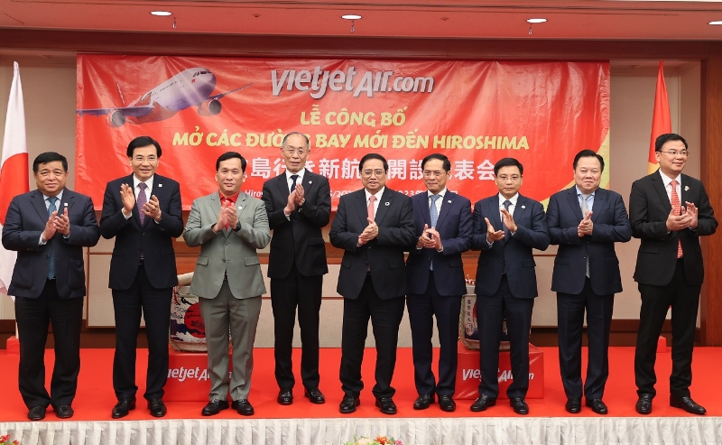 Vietjet announces direct flights between Vietnam and Hiroshima