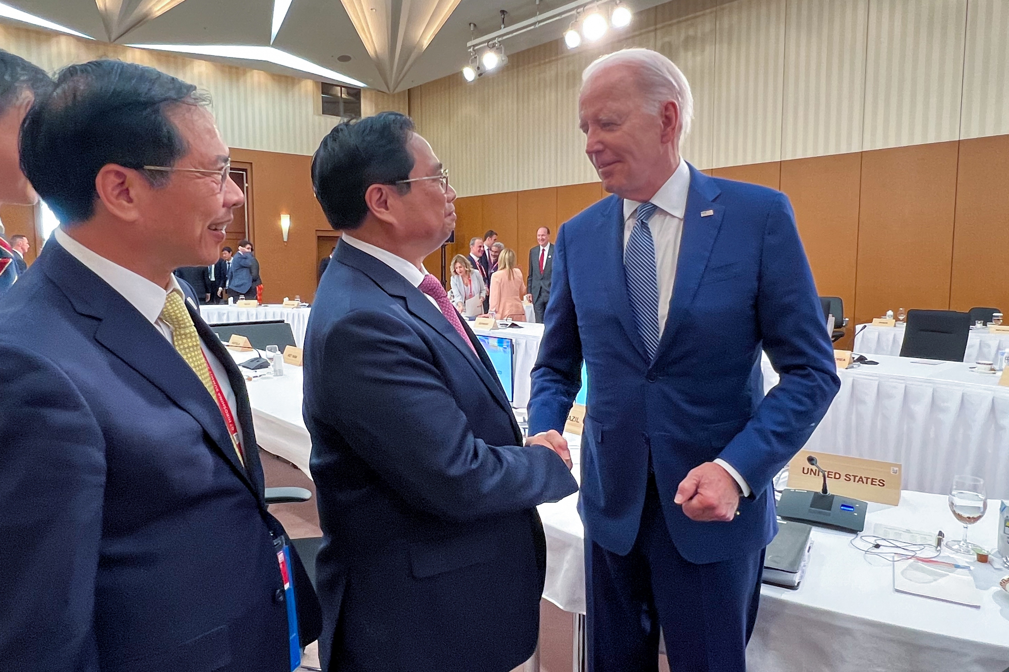 Thủ tướng Phạm Minh Chính và Tổng thống Mỹ Joe Biden - Ảnh: VGP