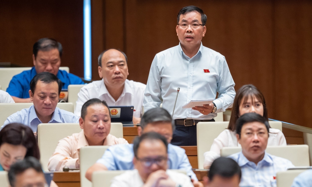 Đại biểu Nguyễn Quang Huân - Ảnh: Quochoi.vn