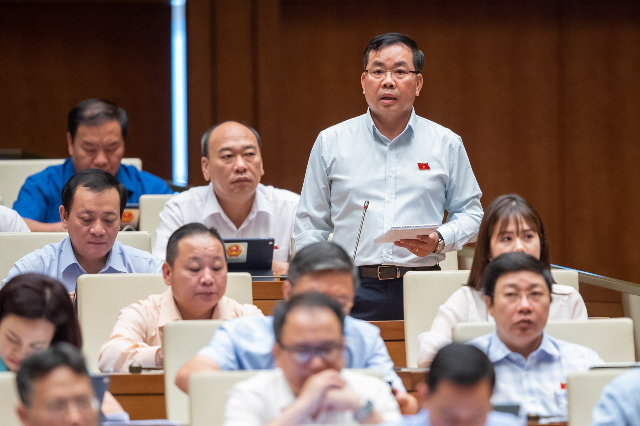 Đại biểu Nguyễn Quang Huân - Ảnh: Quochoi.vn