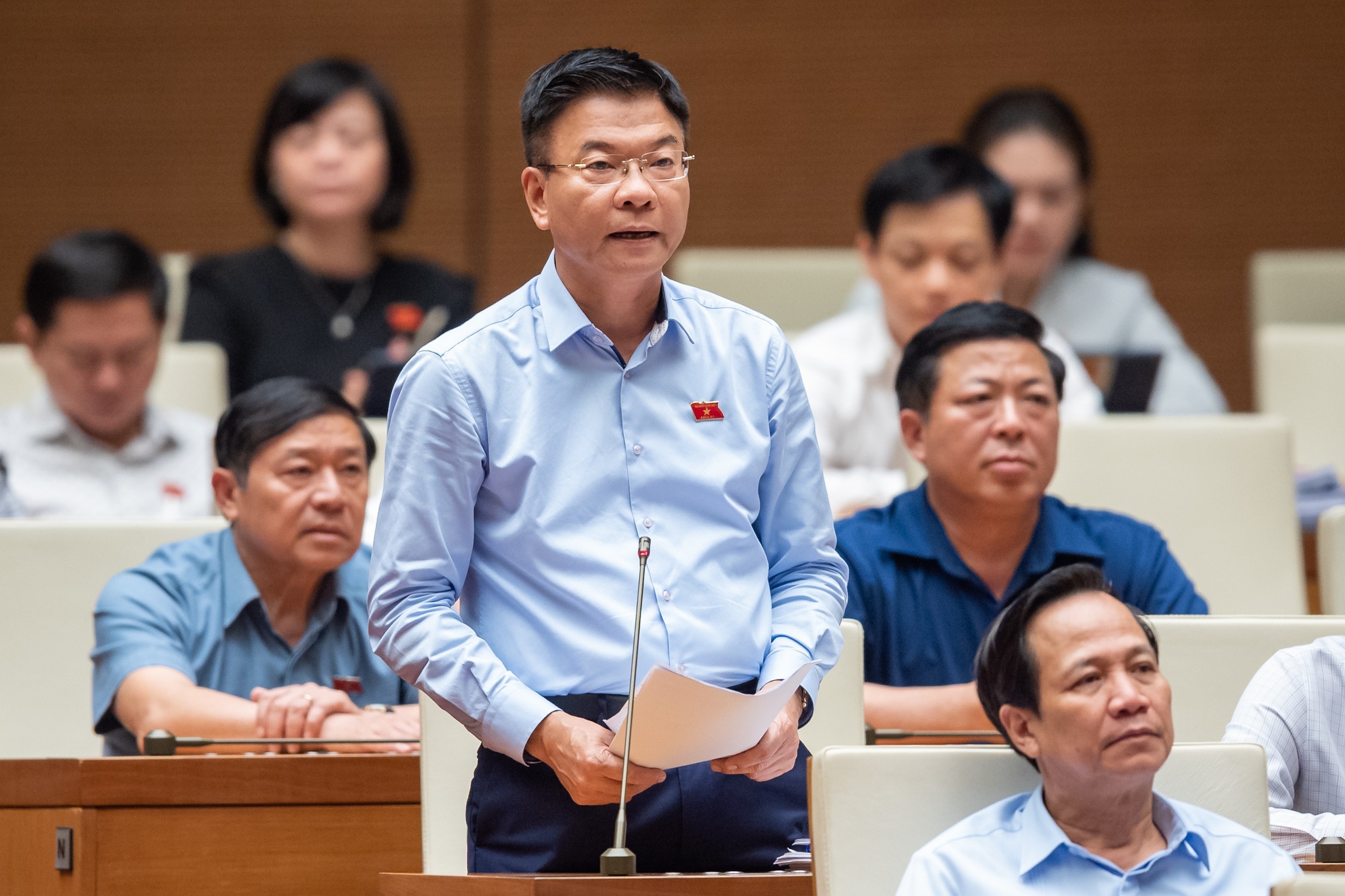 Bộ trưởng Bộ Tư pháp Lê Thành Long - Ảnh: Quochoi.vn