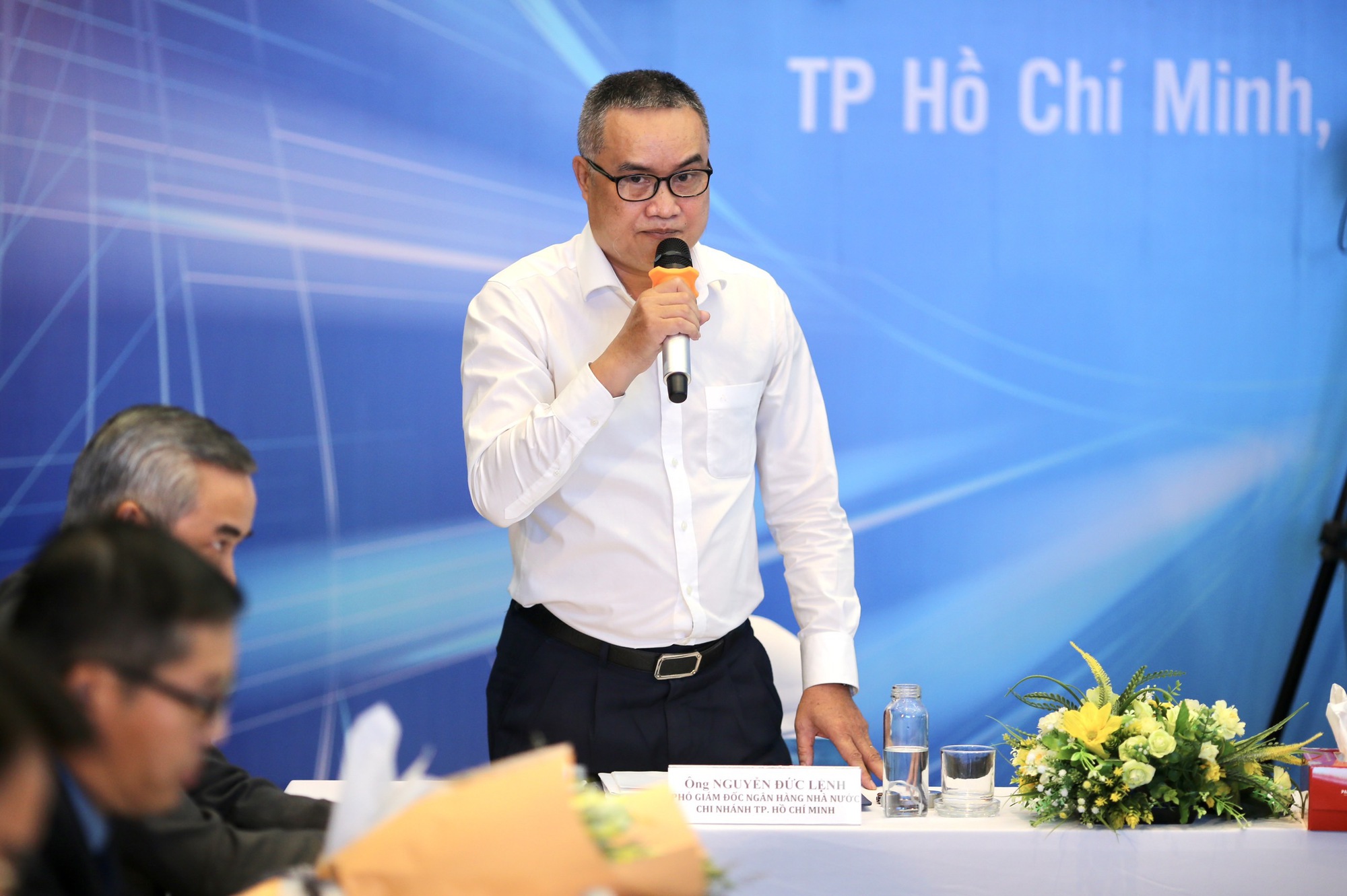 Ông Nguyễn Đức Lệnh, Phó giám đốc Ngân hàng Nhà nước - chi nhánh TP.HCM.