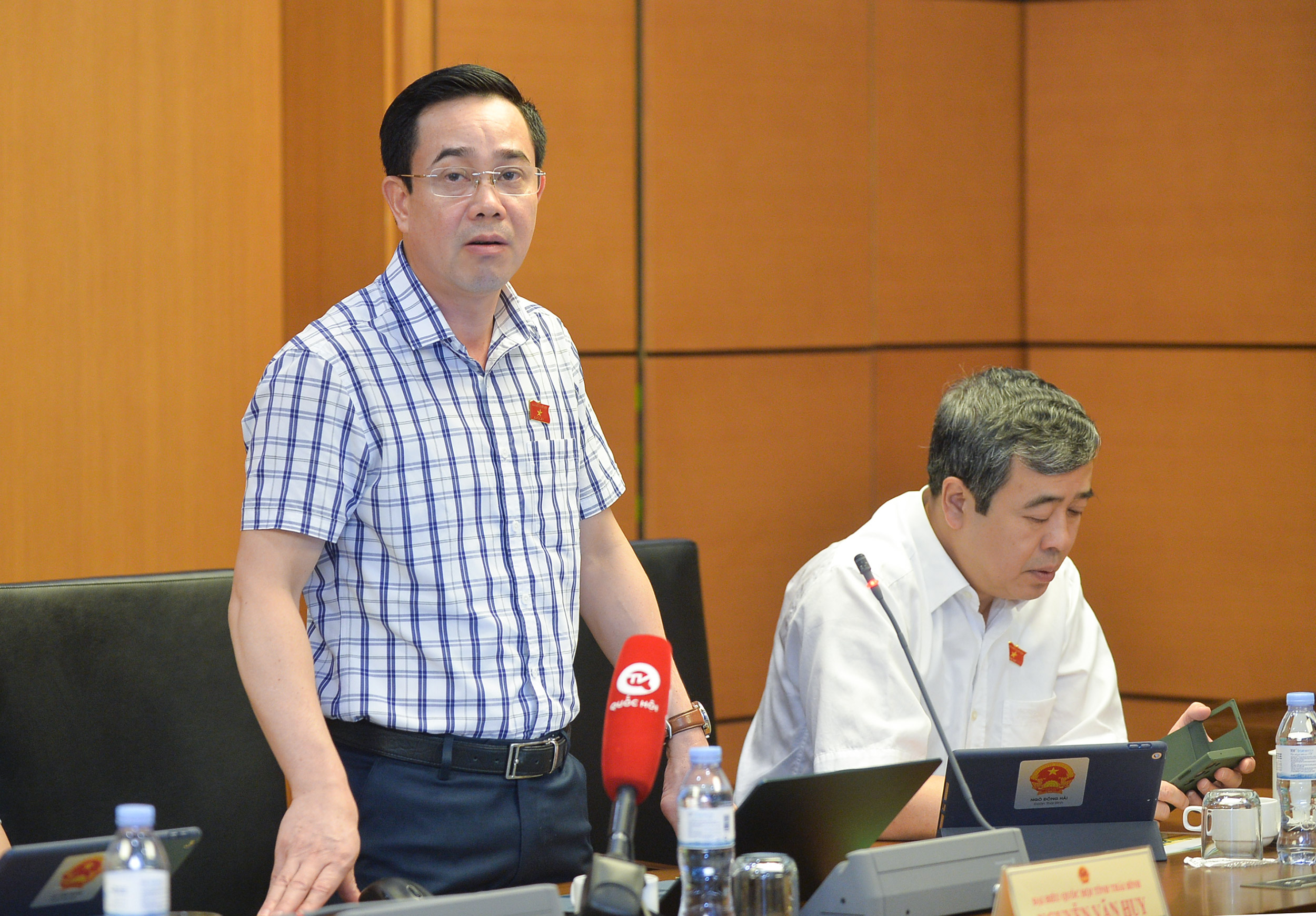 Đại biểu Nguyễn Văn Huy,  Đoàn Đại biểu Quốc hội tỉnh Thái Bình.