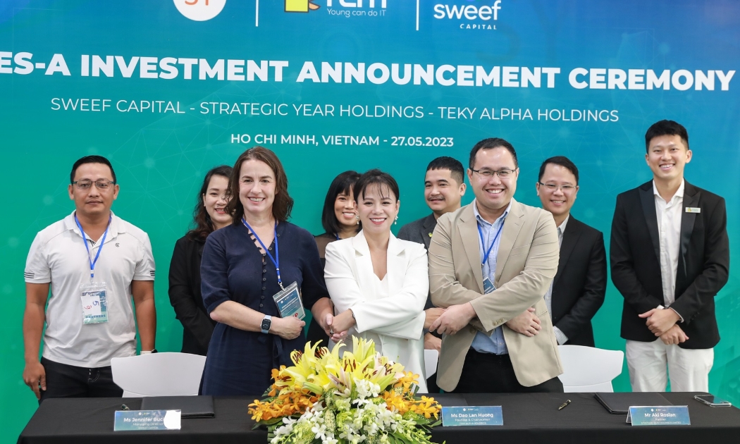 Ngày 27/5, TEKY đã ký kết hợp tác đầu tư với Sweef Capital và Strategy Year Holdings.