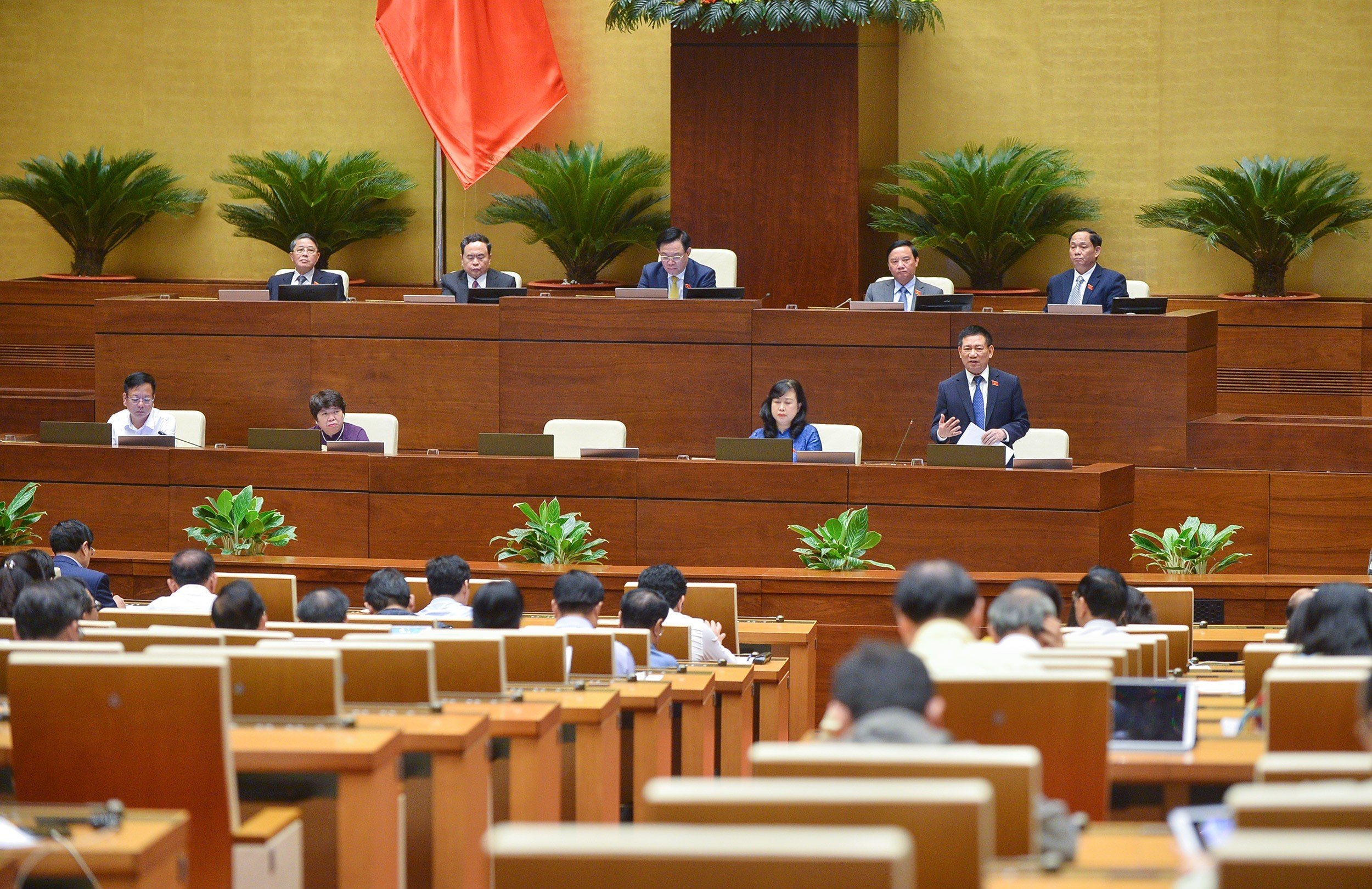 Quang cảnh phi&ecirc;n họp - Ảnh: Quochoi.vn