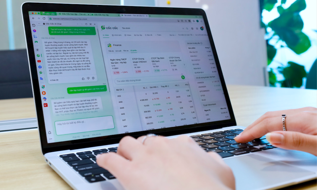 Cốc Cốc AI Chat và Cốc Cốc AI Search là hai sản phẩm đầu tiên khẳng định cho những nỗ lực của Cốc Cốc trong lĩnh vực trí tuệ nhân tạo - Ảnh minh họa.