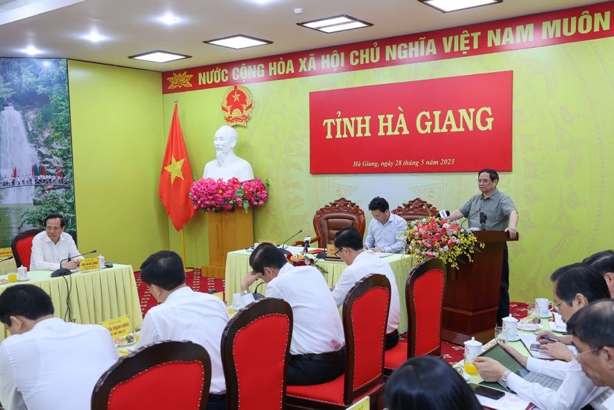 Quang cảnh buổi làm việc - Ảnh: VGP
