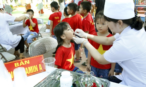 Từ ngày 1/6, bắt đầu Chiến dịch bổ sung vitamin A cho trẻ em trên toàn quốc 