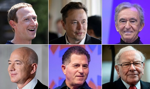31 tỷ phú có tài sản nhiều hơn tiền mặt của Bộ Tài chính Mỹ