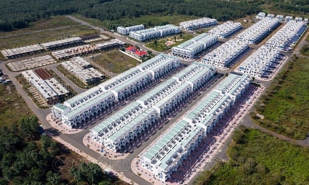 Hiện trạng Khu Dân cư Tân Thịnh tại xã Đồi 61, huyện Trảng Bom, tỉnh Đồng Nai do Công ty Cổ phần đầu tư LDG làm chủ đầu tư