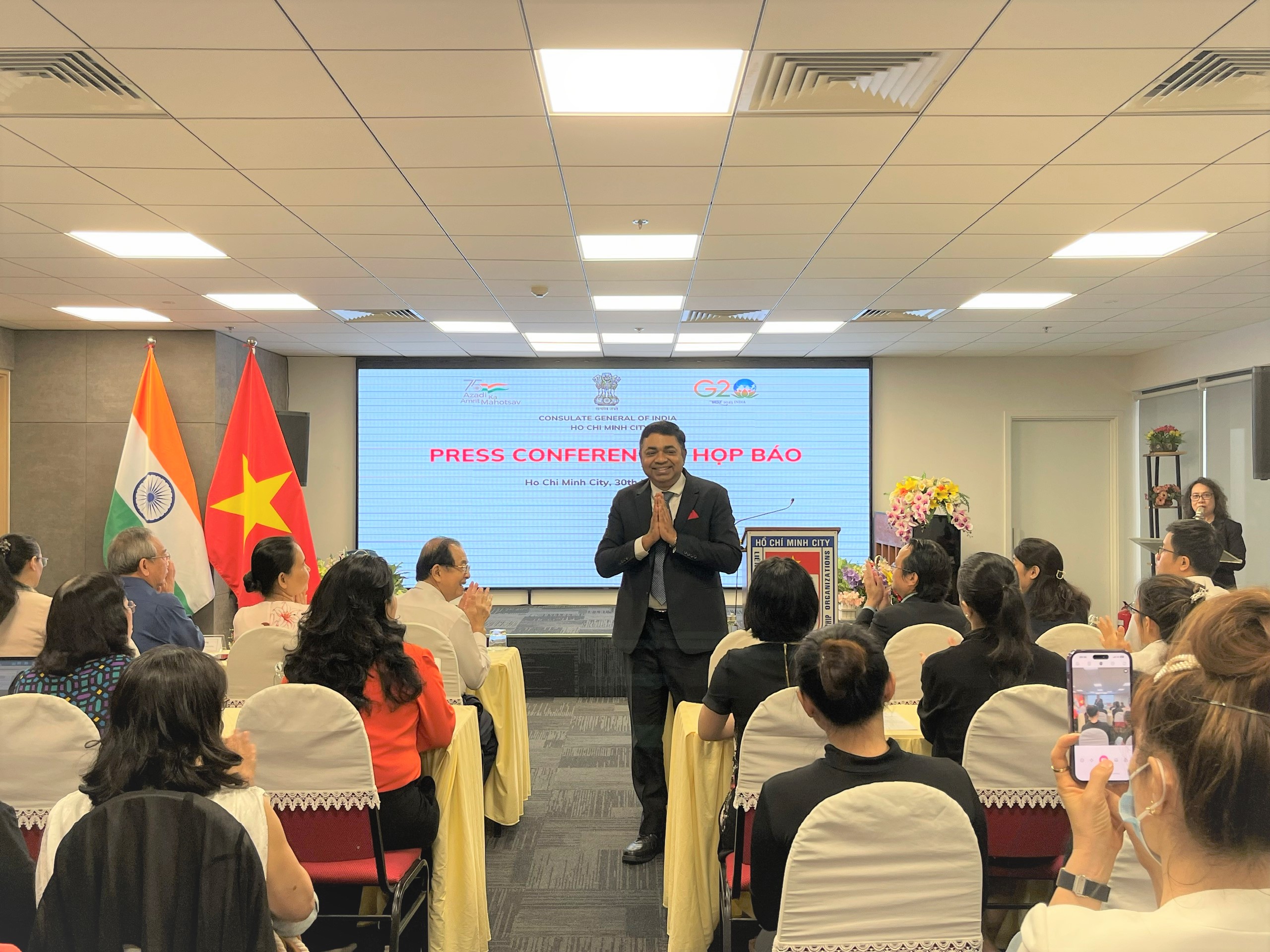 Tổng Lãnh sự Ấn Độ tại TP.HCM tăng cường hợp tác quan hệ song phương trong năm 2023