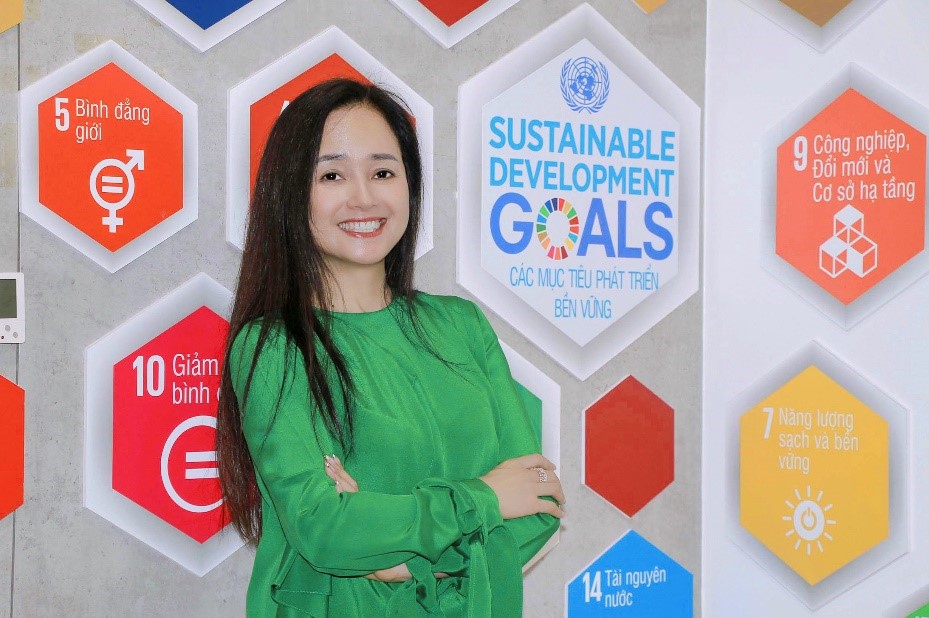 Bà Nguyễn Thị Trà My - Tổng giám đốc Tập đoàn PAN.