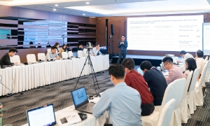 Ông Nguyễn Tuấn Anh, Giám đốc tư vấn CĐS FPT Digital, trong hội thảo của Tổ chức Hợp tác Phát triển Đức (GIZ) về xây dựng dữ liệu lớn thông tin thị trường lao động hồi tháng 2/2023