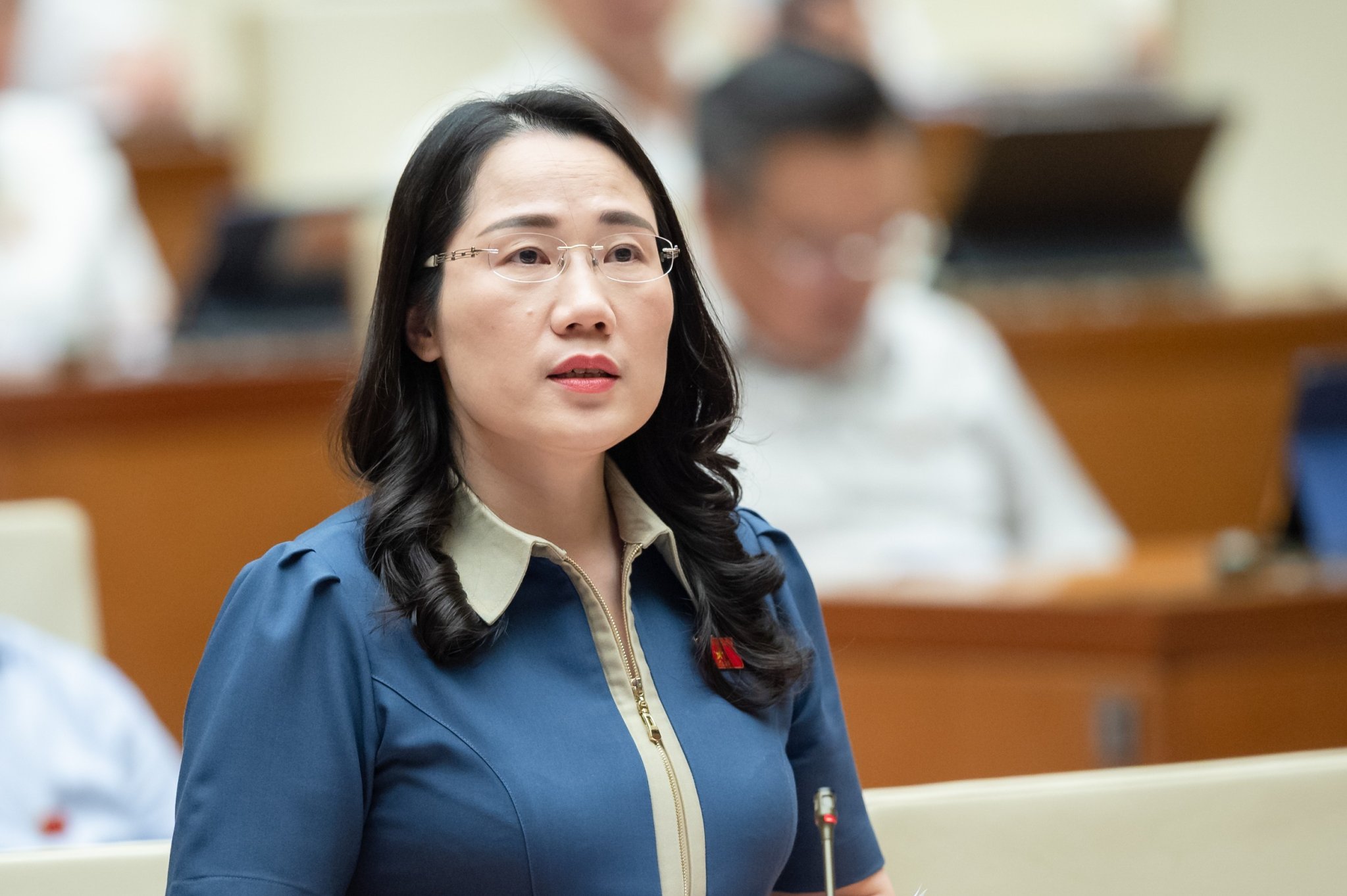 Đại biểu Nguyễn Thị Thủy, Đoàn Đại biểu Quốc hội tỉnh Bắc Kạn đặt vấn đề có hay không việc công ty bảo hiểm biết nhưng mà cố tình bỏ qua lỗi của tư vấn viên?