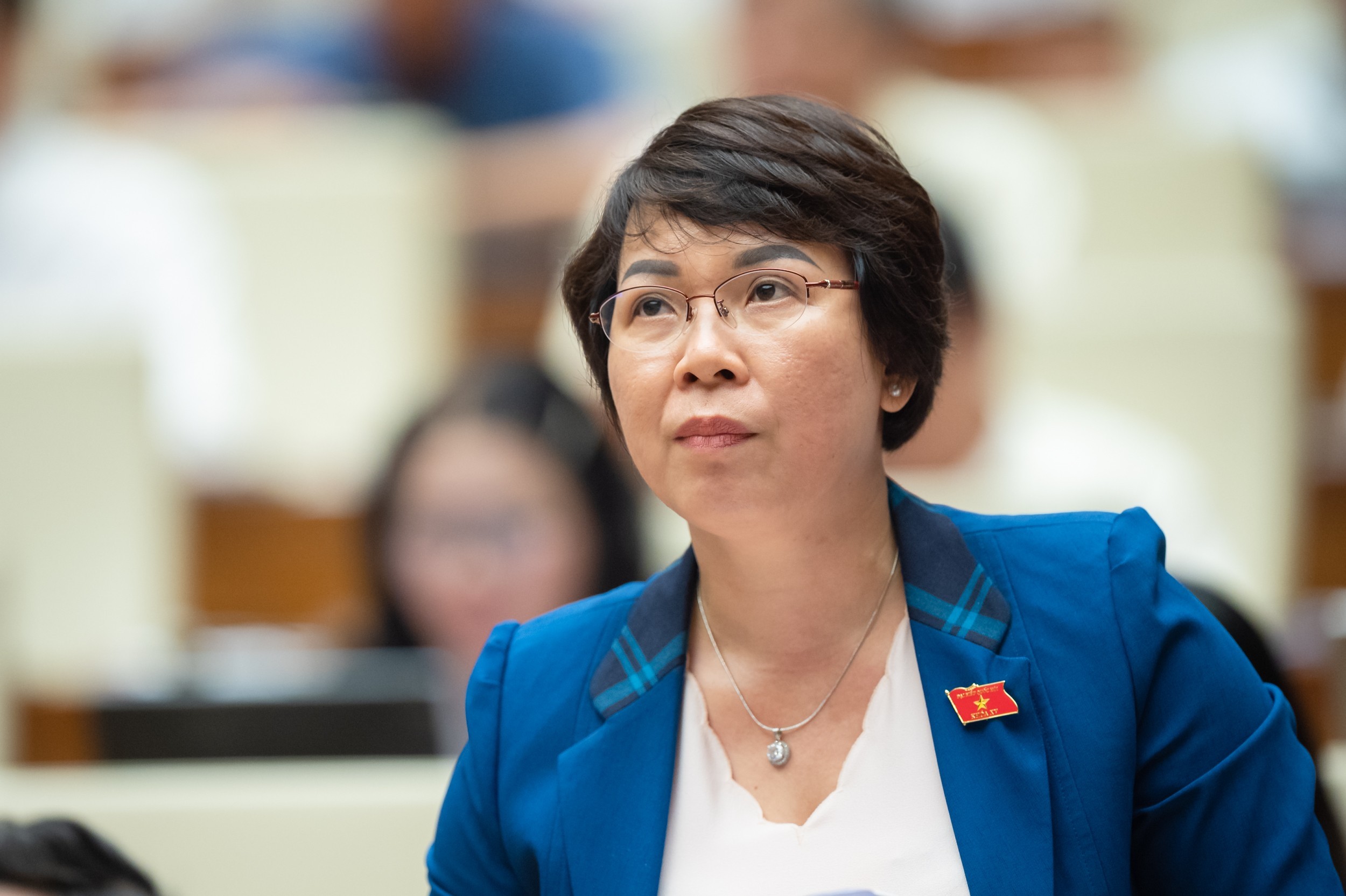 Đại biểu Trần Thị Thanh Lam, Đoàn Đại biểu Quốc hội tỉnh Bến Tre. Ảnh - Quochoi.vn. 