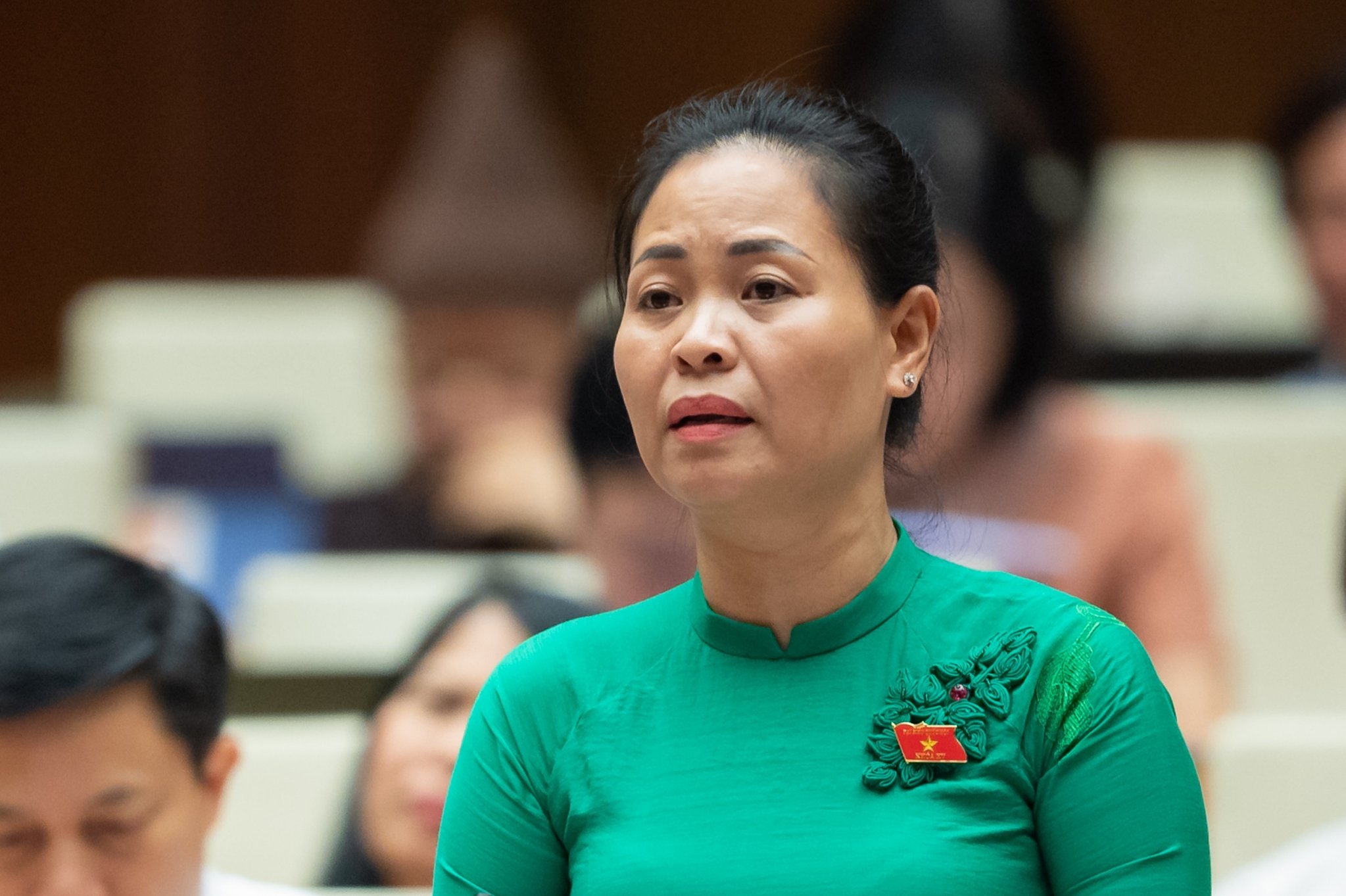 Đại biểu Nguyễn Thị Thu Dung – Đoàn Đại biểu Quốc hội Thái Bình.