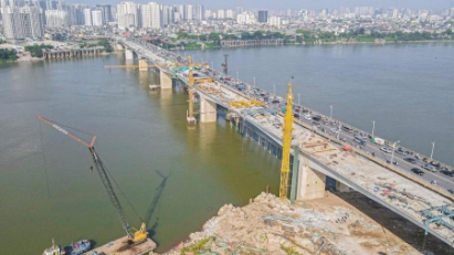 Phase 2 of Hanoi’s Vinh Tuy Bridge completed