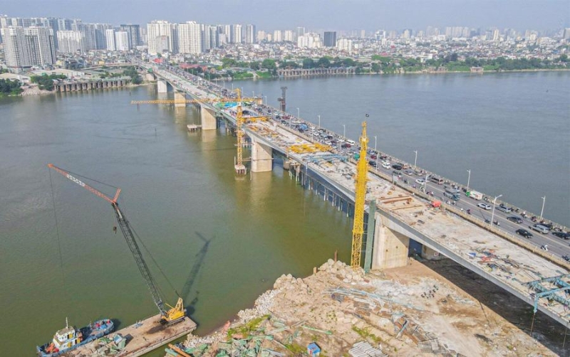 Phase 2 of Hanoi’s Vinh Tuy Bridge completed