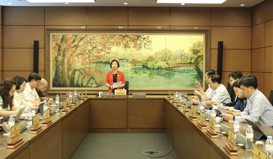 Quốc hội thảo luận tại tổ về dự thảo Nghị quyết của Quốc hội về thí điểm một số cơ chế, chính sách đặc thù phát triển Tp. Hồ Chí Minh chiều 30/5.