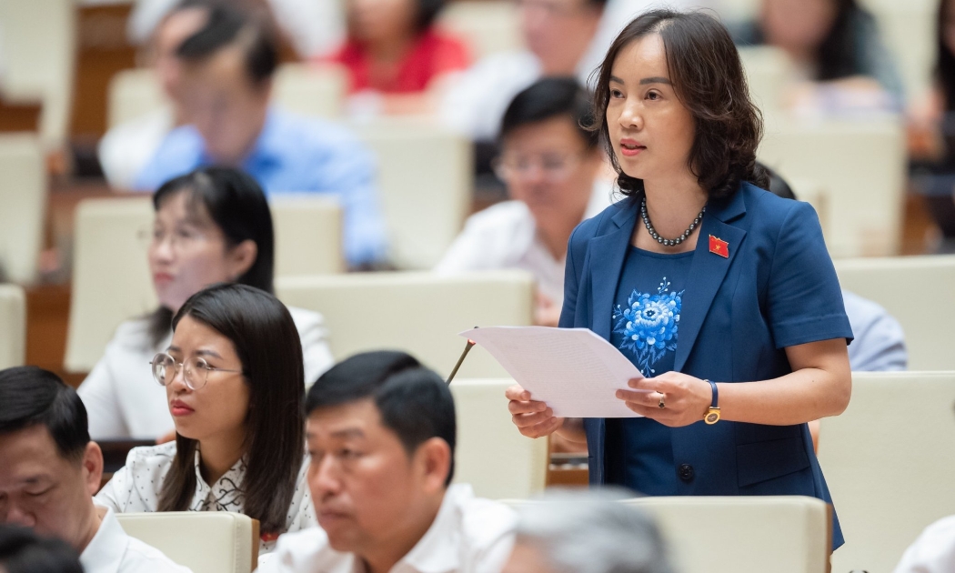 Đại biểu Nguyễn Thị Kim Anh - Ảnh: Quochoi.vn