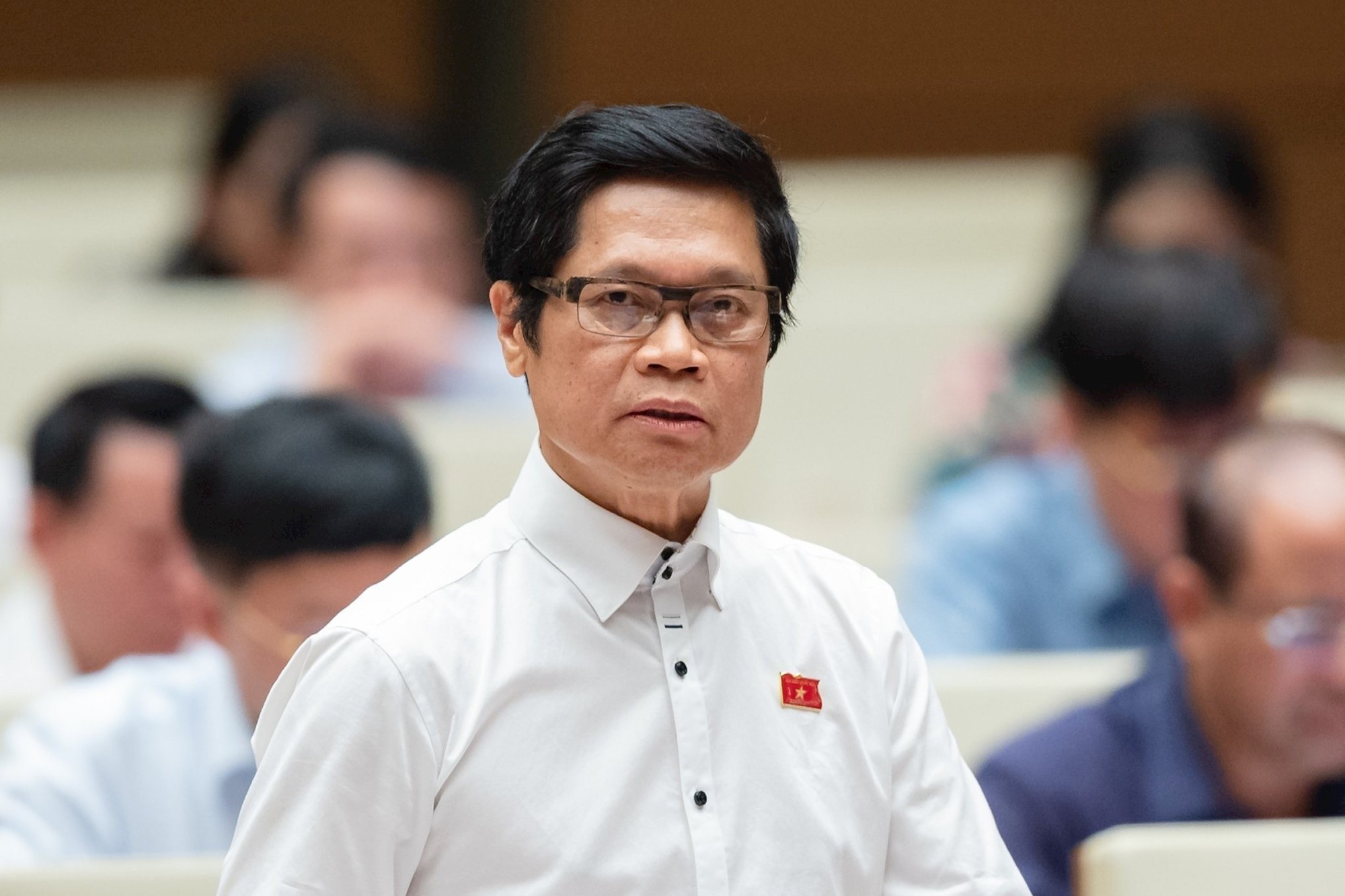 Đại biểu Vũ Tiến Lộc, Đoàn Đại biểu TP. Hà Nội. Ảnh - Quochoi.vn.