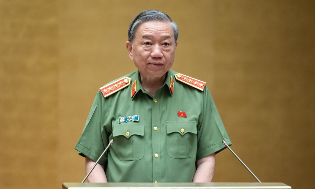 Bộ trưởng Bộ Công an Tô Lâm - Ảnh: Quochoi.vn