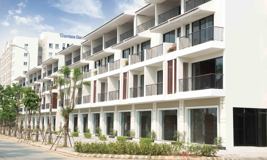 Shophouse (nhà phố thương mại) được xây dựng nhiều trong khu đô thị mới.