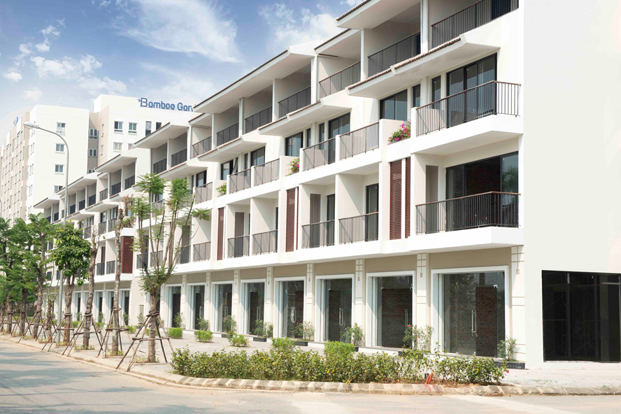 Shophouse (nhà phố thương mại) được xây dựng nhiều trong khu đô thị mới.