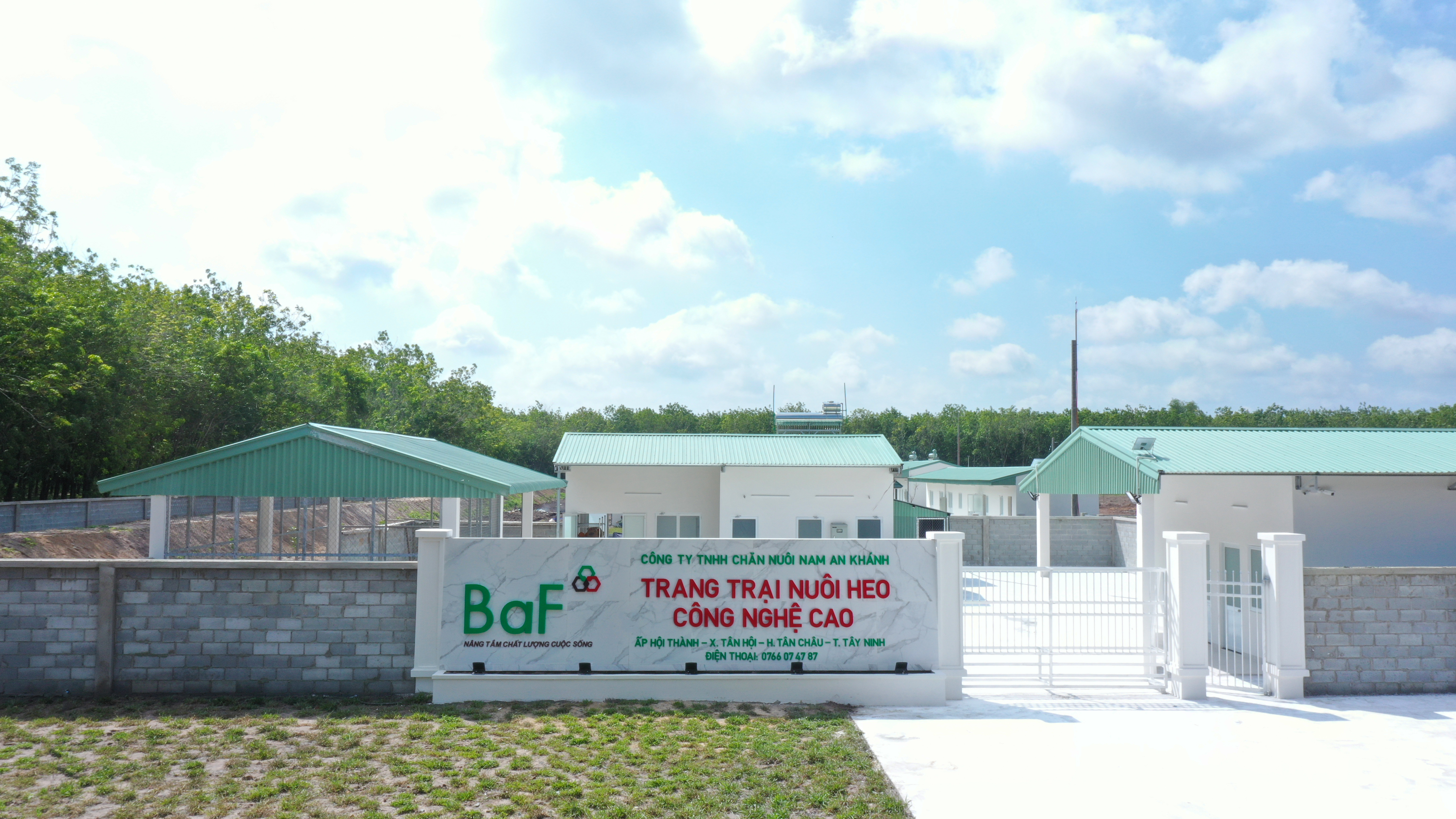 Trang trại Chăn nuôi heo nái công nghệ cao Nam An Khánh tại Tây Ninh.