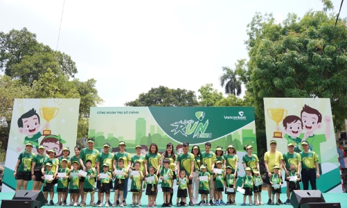 Giải chạy Vietcombank Let’s Run 2023 hưởng ứng tháng hành động vì trẻ em 
