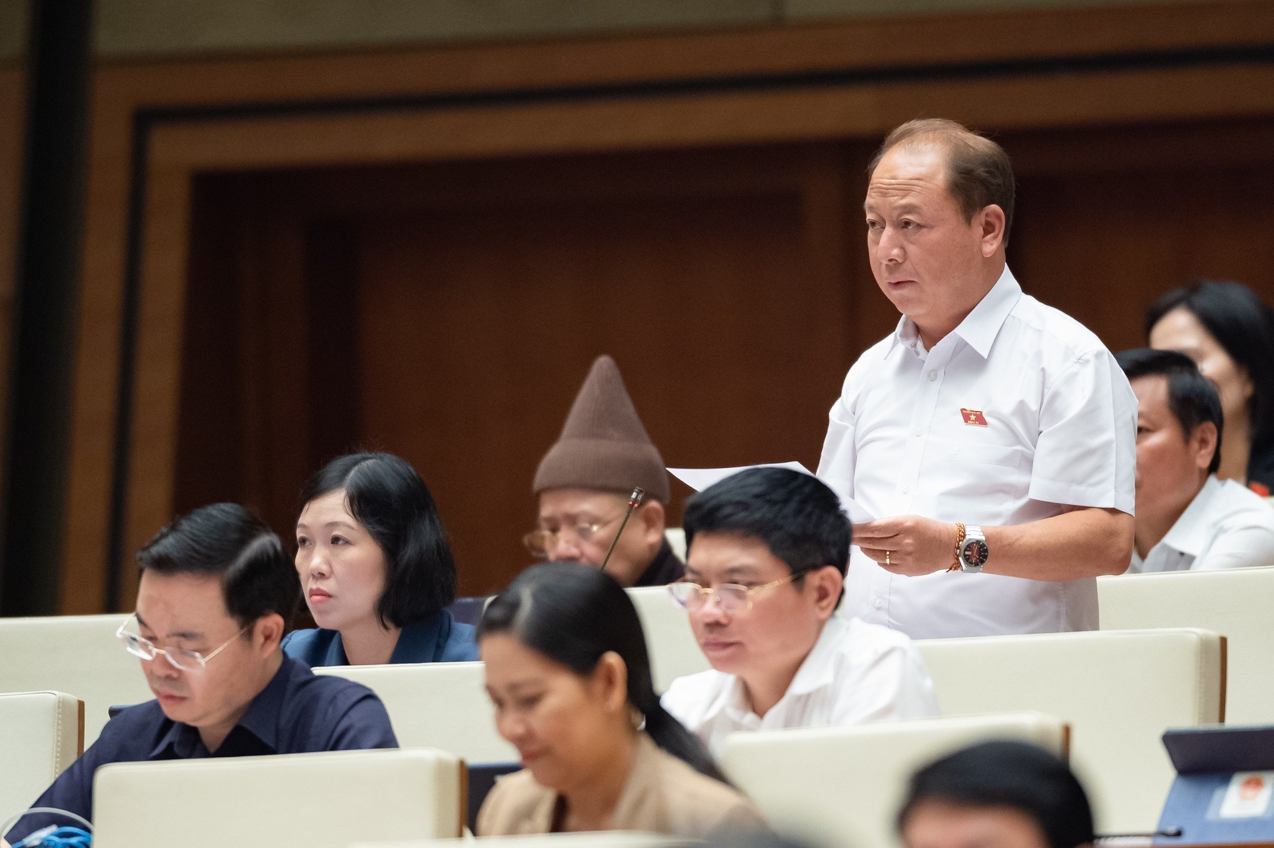 Đại biểu Sùng A Lềnh - Ảnh: Quochoi.vn