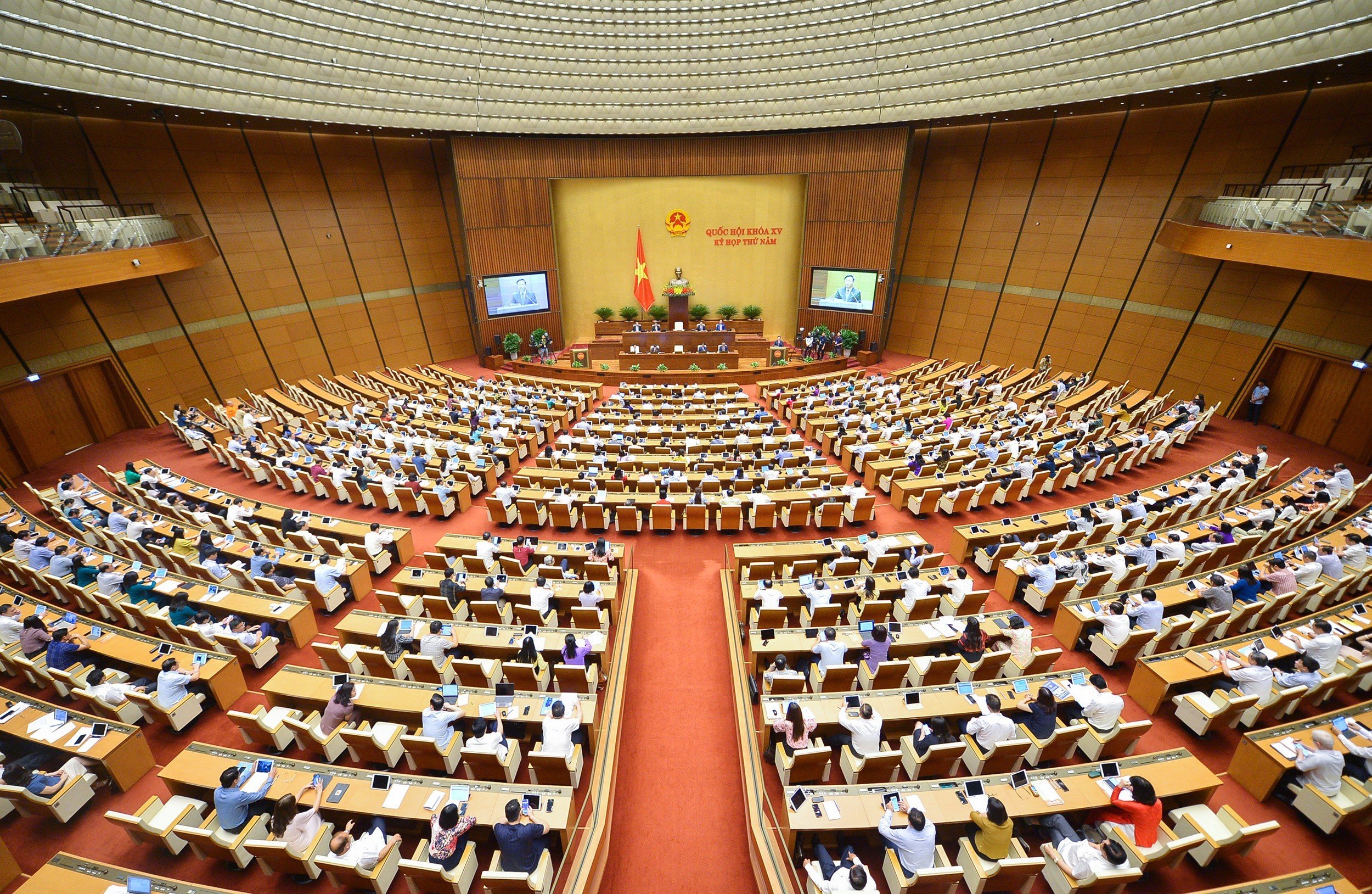 Quang cảnh phiên chất vấn - Ảnh: Quochoi.vn
