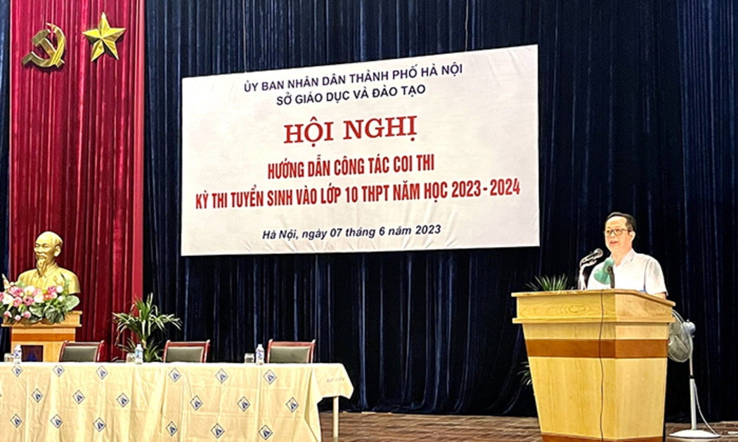 Giám đốc Sở Giáo dục và Đào tạo Hà Nội - Trần Thế Cương.