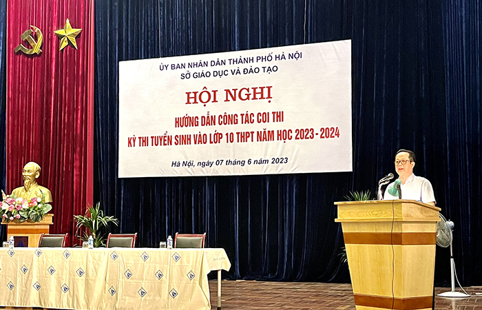 Giám đốc Sở Giáo dục và Đào tạo Hà Nội - Trần Thế Cương.