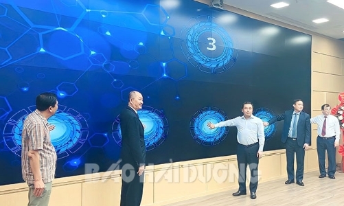 Khai trương giao diện mới Cổng thông tin điện tử tỉnh Hải Dương