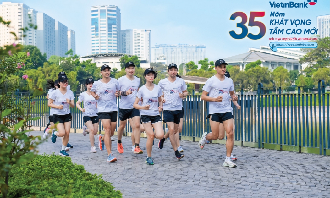 Giải chạy “35 năm Khát vọng tầm cao mới” của VietinBank diễn ra từ ngày ngày 15/6/2023 đến 27/9/2023.