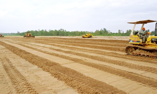 Trữ lượng cát san lấp chỉ đáp ứng 70% nhu cầu xây đường cao tốc