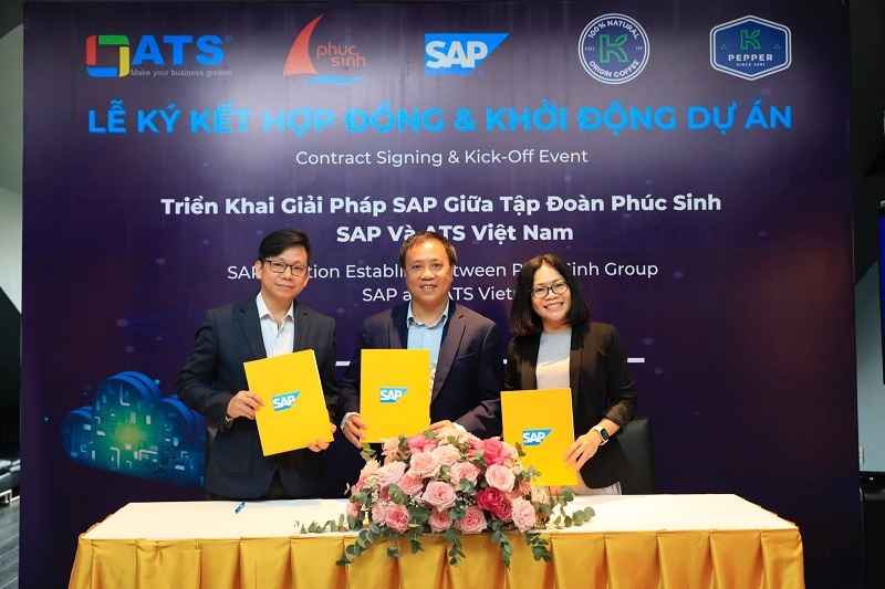 Phuc Sinh Group cooperates with SAP Vietnam and ATS Vietnam